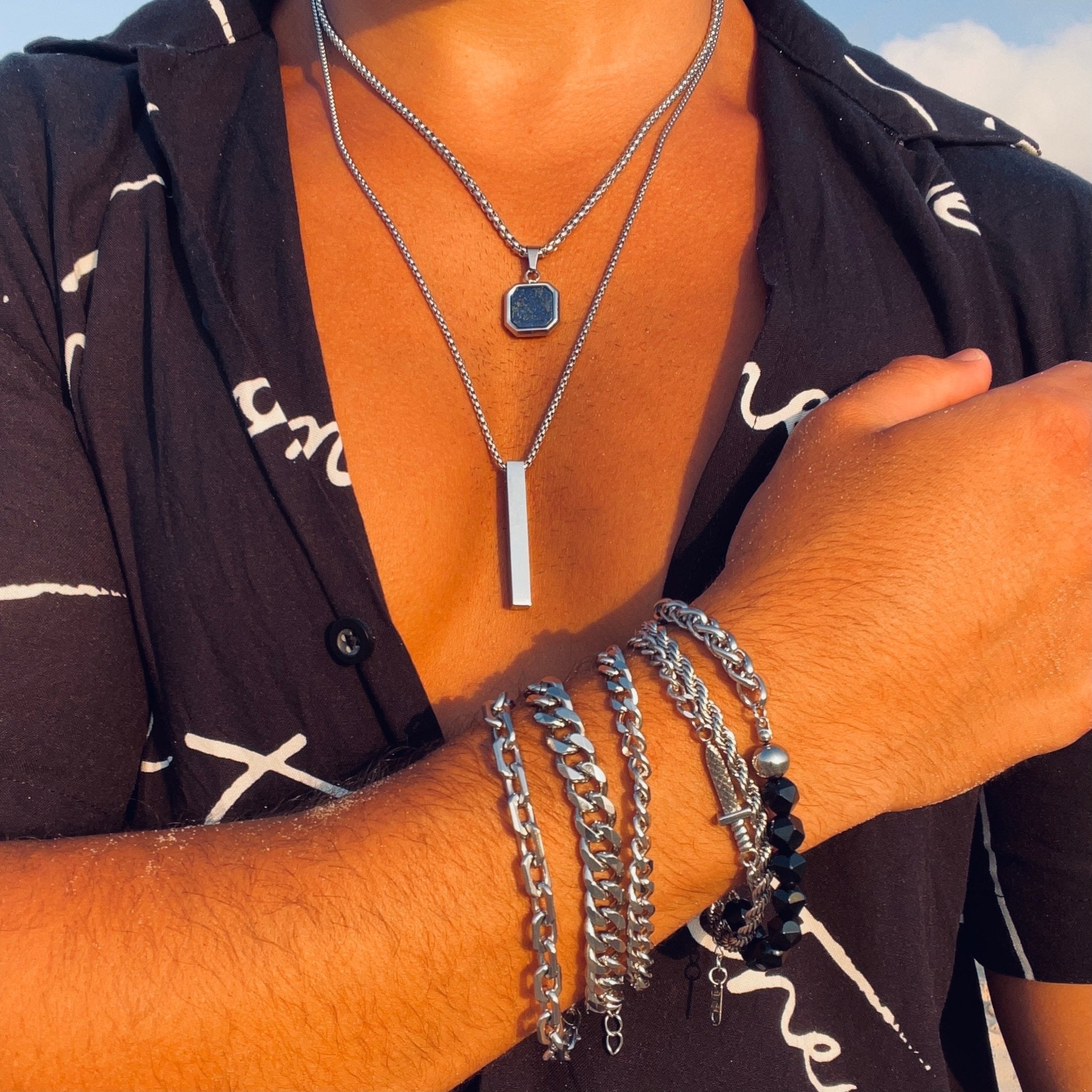 #stainless_steel# - #LeoNegro_London# - #jewelry# - #bracelet# - #necklace# - #Shop_Men's_Jewelry#