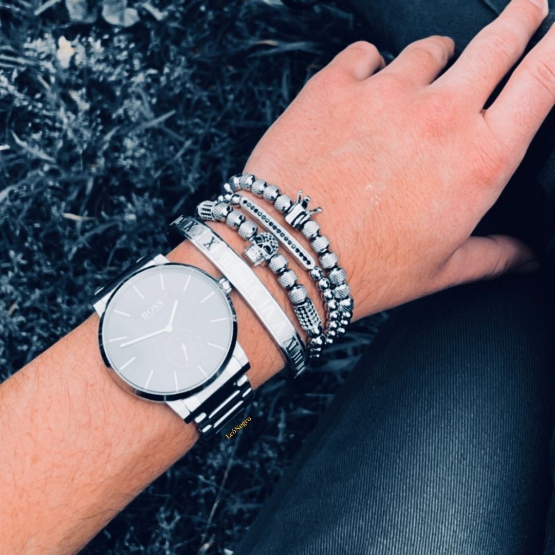 Negro Kratos Royal Black-Bracelet-LeoNegro-LeoNegro